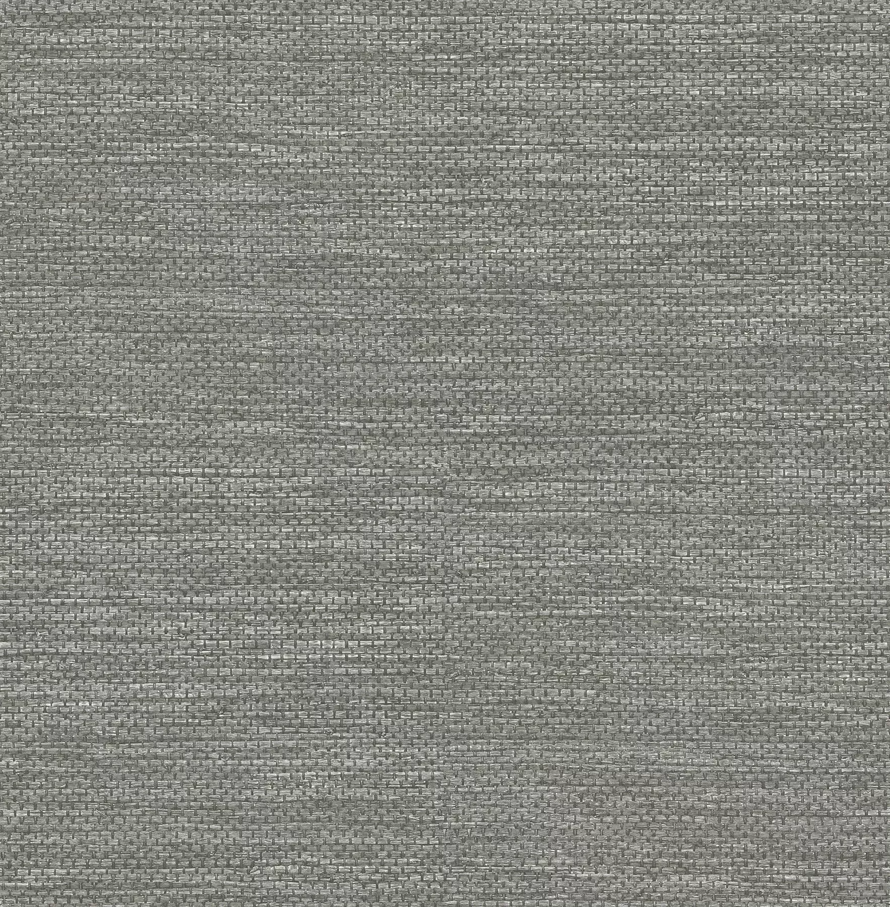 A-Street Prints 4066-26560 Malin Grey Faux Grasscloth Wallpaper